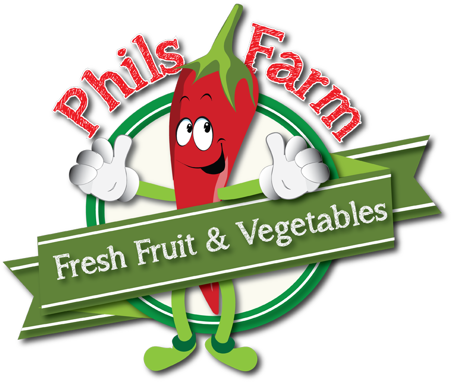 Printing Logo Design For Phils Farm Fresh Fruit And - Vegetable (1200x1000), Png Download