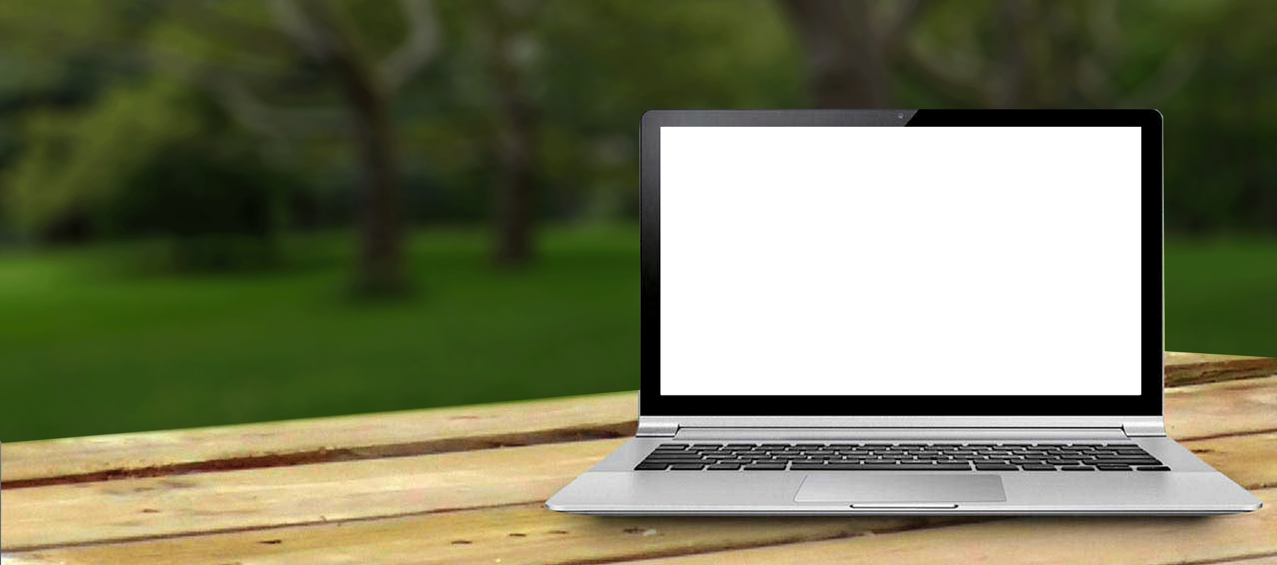 Picnic-computer - Netbook (2560x1132), Png Download