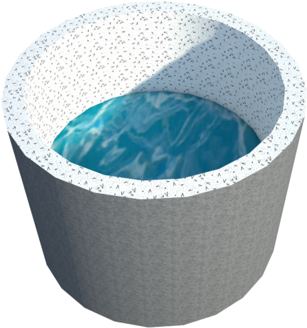 Circular Water Tank Circular Water Tank Png - Coffee Table (1024x576), Png Download