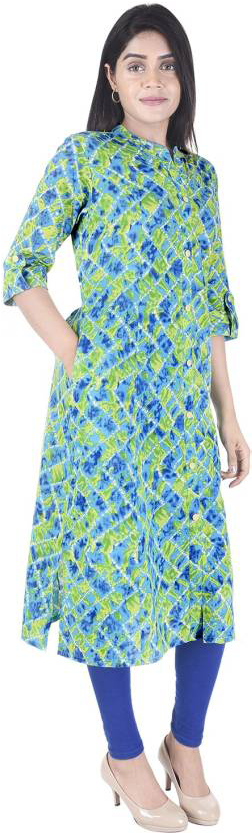 Jai Kurties Women's Printed Straight Kurta - Day Dress (832x832), Png Download