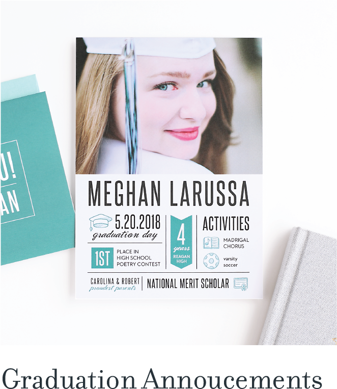 Graduation Announcements - Flyer (661x790), Png Download