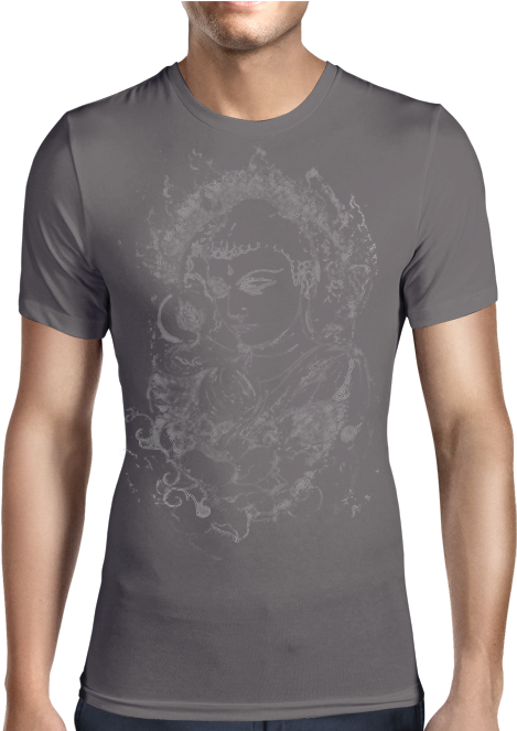 Buddha Subtle - Camiseta Sargento De Hierro (600x662), Png Download