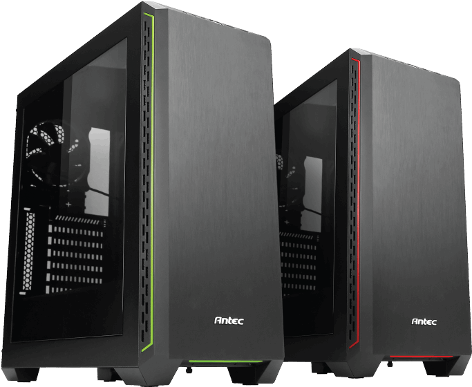 Antec P7 Window Red (701x701), Png Download