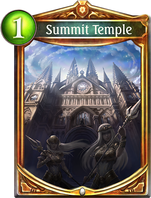 Unevolved Summit Temple - Summit Temple Shadowverse (536x698), Png Download