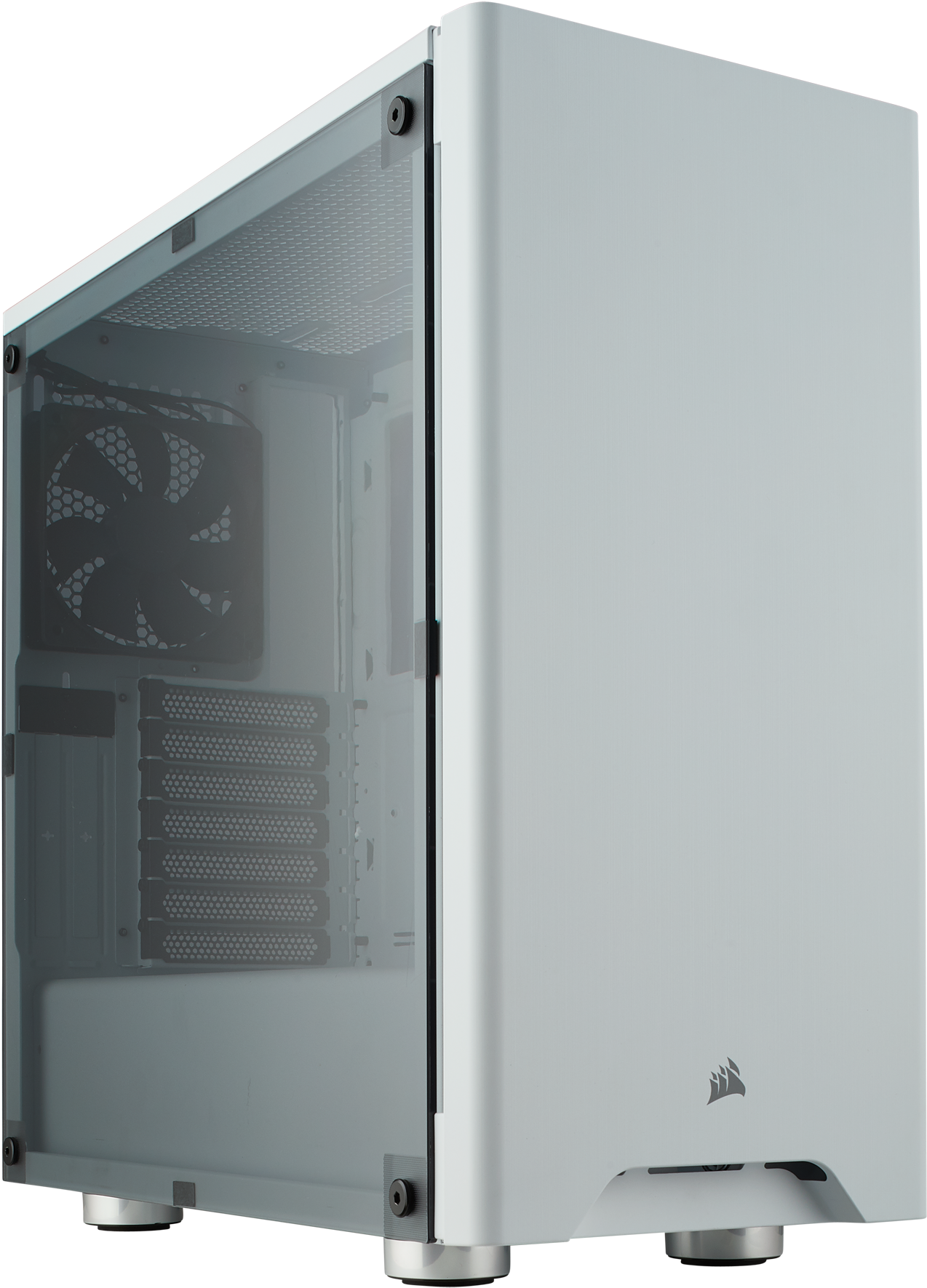 Corsair Carbide Series 275r White Steel, Plastic, Acrylic - Case Corsair 275r White (1327x1800), Png Download