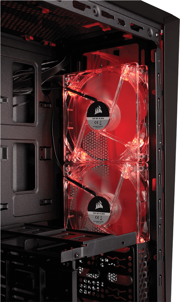 Corsair Spec-alpha M - Corsair Carbide Clear 400c Mid-tower Case (800x1200), Png Download