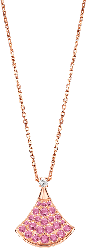 Divas' Dream Necklace Necklace Rose Gold Pink - Locket (1800x1405), Png Download