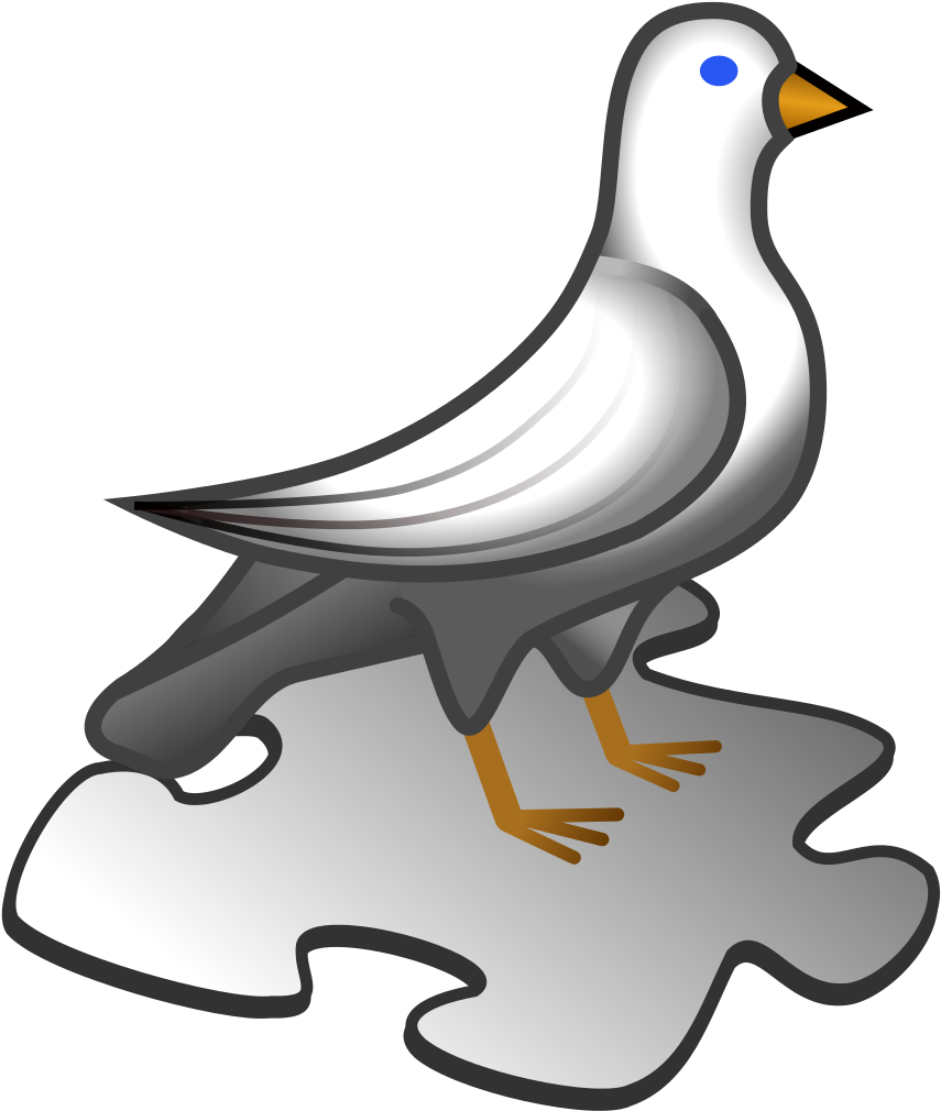 File - Bird Template - Svg - Physics Png (1024x1024), Png Download
