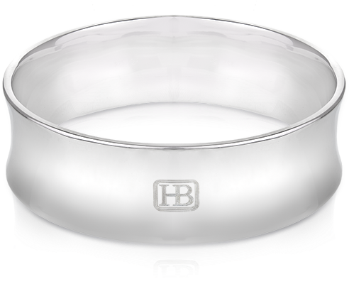 Sterling Silver 20mm Bangle - Bangle (630x630), Png Download