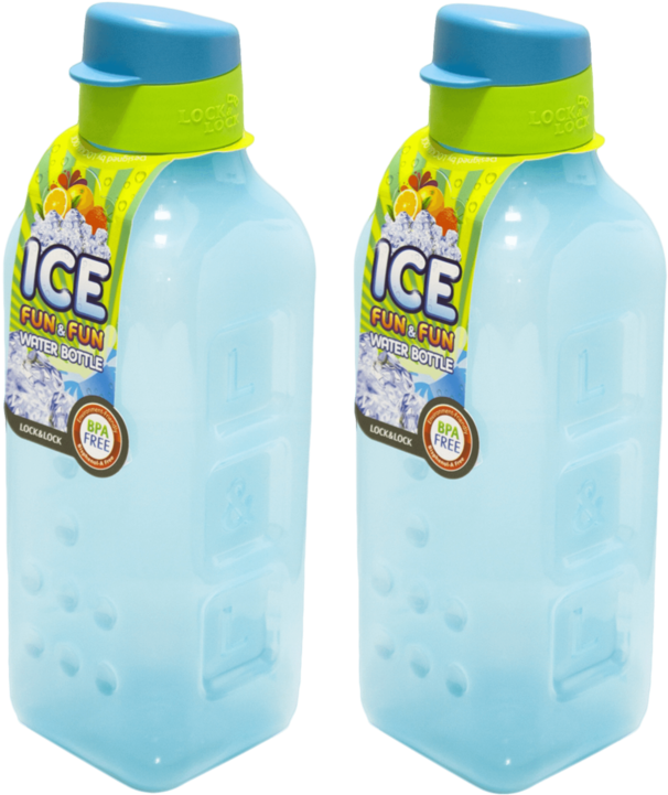 Ice Fun And Fun Fridge Bottle - Lock & Lock Ice Water Bottle (640x960), Png Download