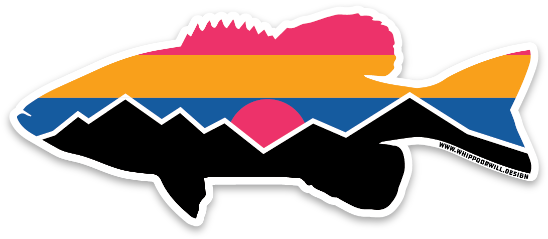 Sunset Bass Sticker (1201x1200), Png Download