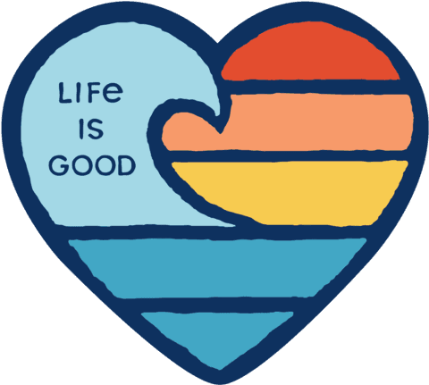 New Wave Heart Small Die Cut Decal - Heart (570x570), Png Download