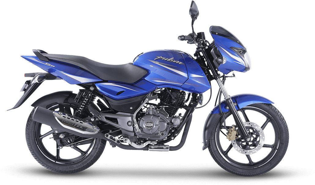 Bajaj Pulsar - Bajaj Pulsar 150 Blue (1086x700), Png Download