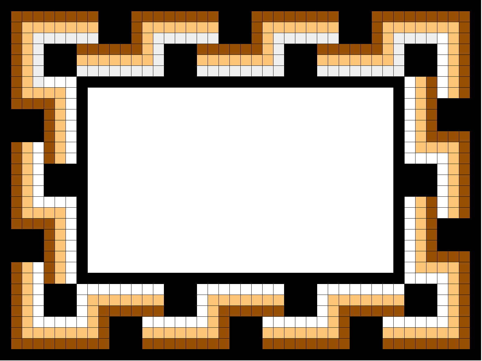 3 X 2 Half Meander Roman Mosaic Frame (1544x1158), Png Download