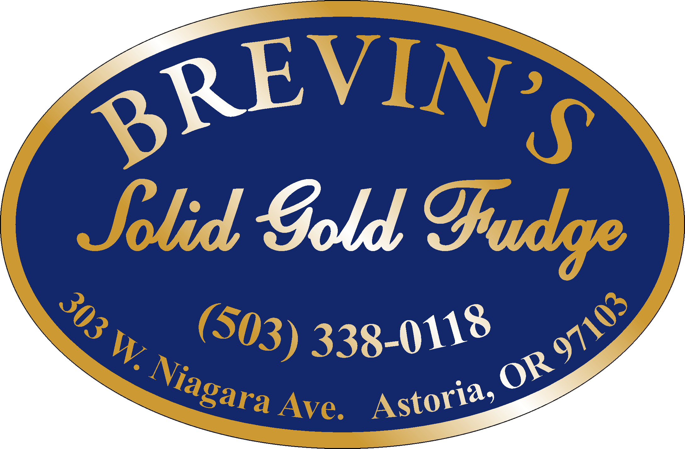 Brevin's Solid Gold Fudge - Circle (2180x1429), Png Download