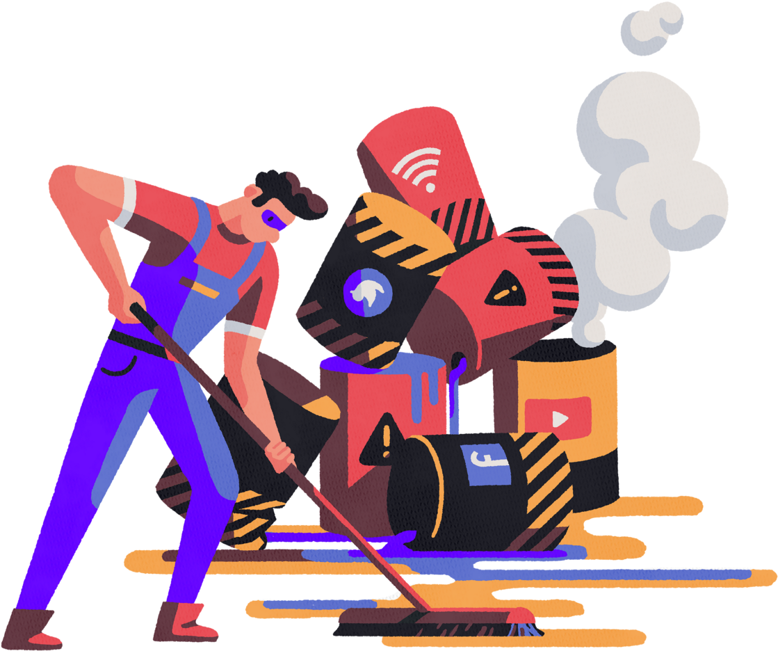 Interviews With 15 Content Moderators From Youtube, - Illustration (1200x1039), Png Download