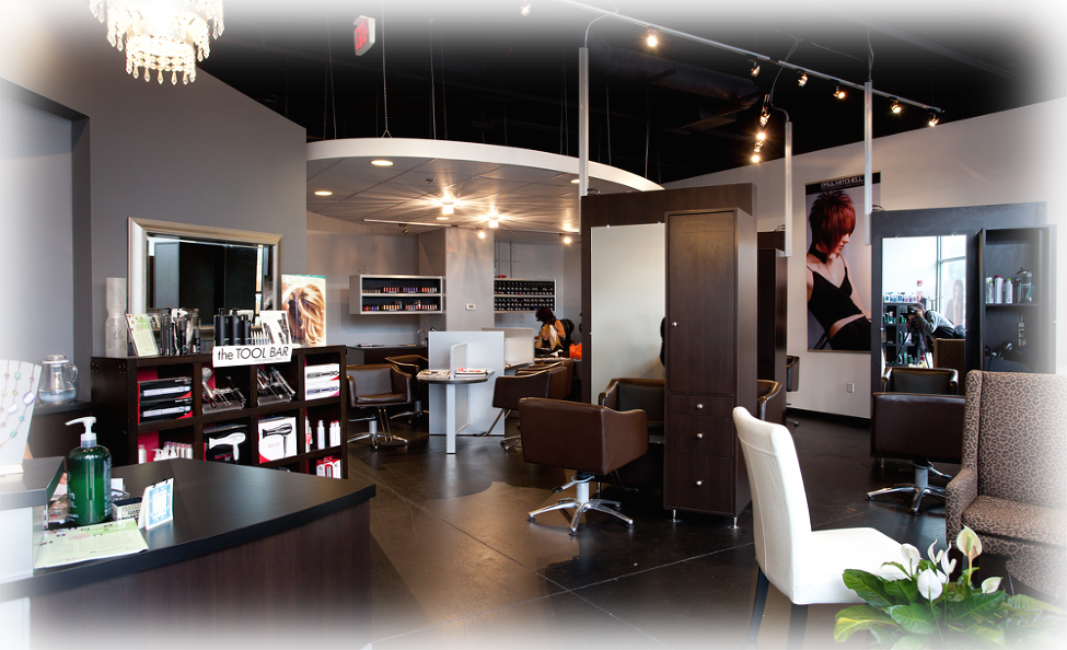 Salon Maleah Hair Salon - Interior Design (975x594), Png Download