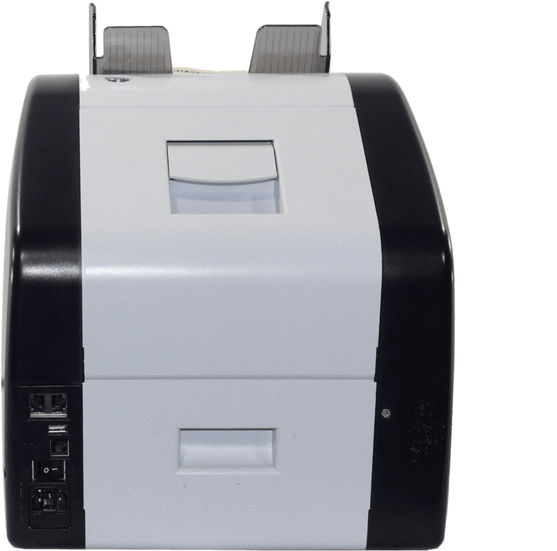 Accubanker Ab7500 Mixed Bill Counter Back View - Laser Printing (1024x956), Png Download