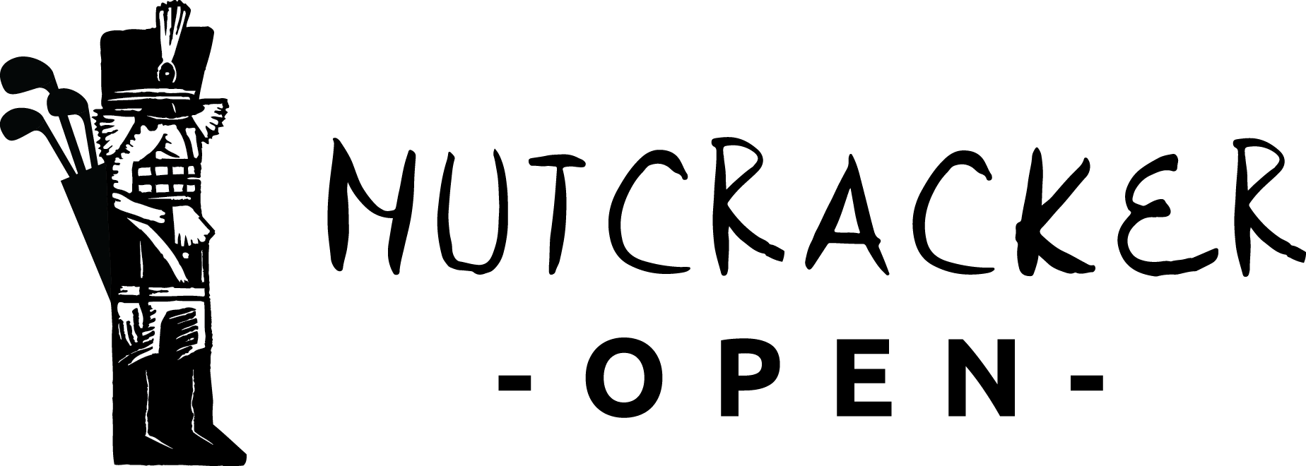 The Nutcracker Open - Black-and-white (1848x660), Png Download