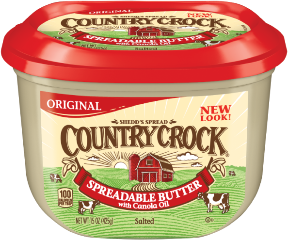 600 X 513 21 - Country Crock Spreadable Butter With Canola Oil (600x513), Png Download