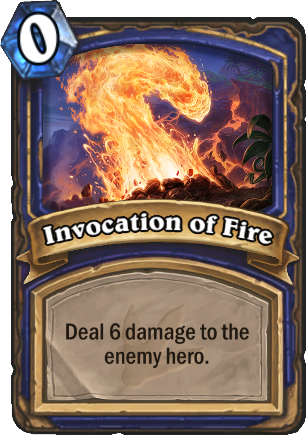 Enus Invocationoffire - Hearthstone (2000x2000), Png Download