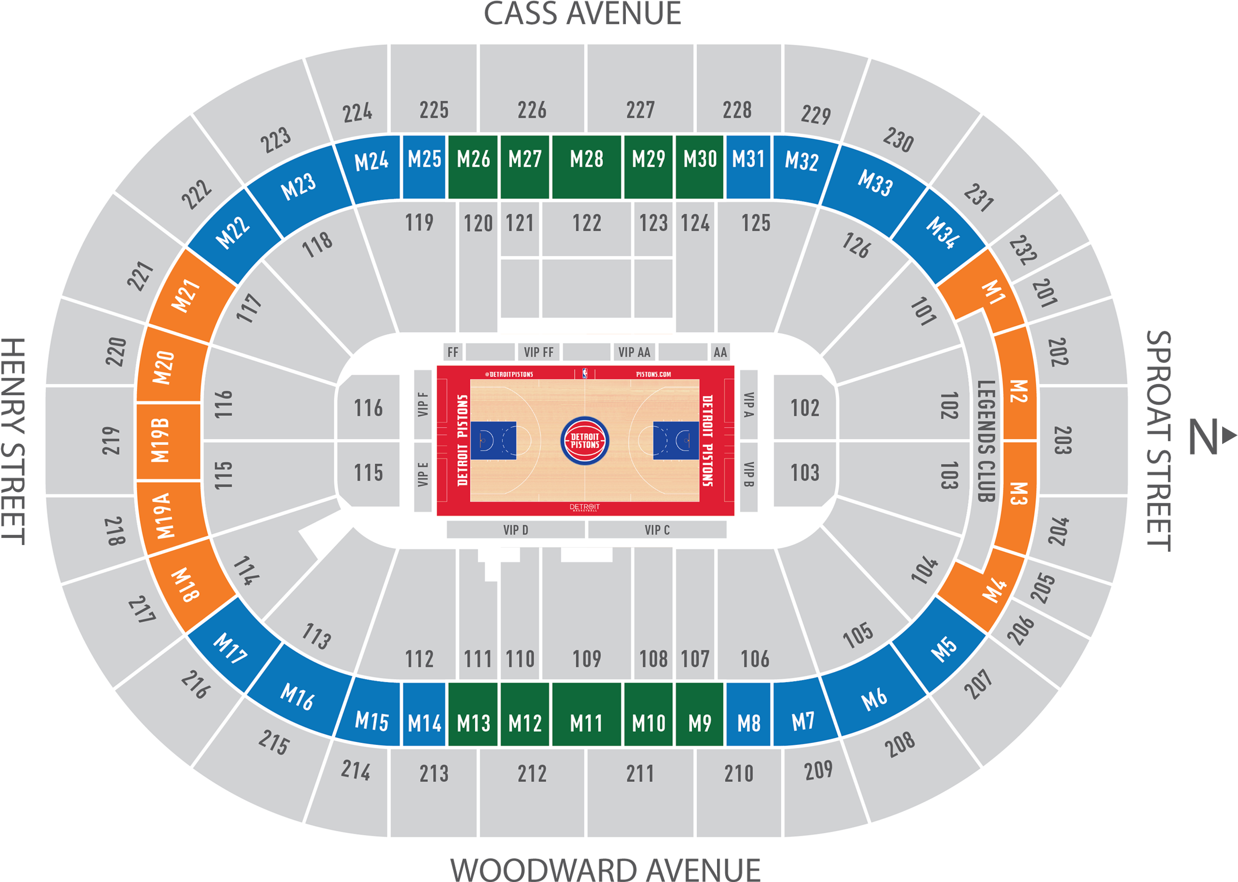 Little Caesars Arena Virtual Seating Chart Concert 28 - xe6uobu
