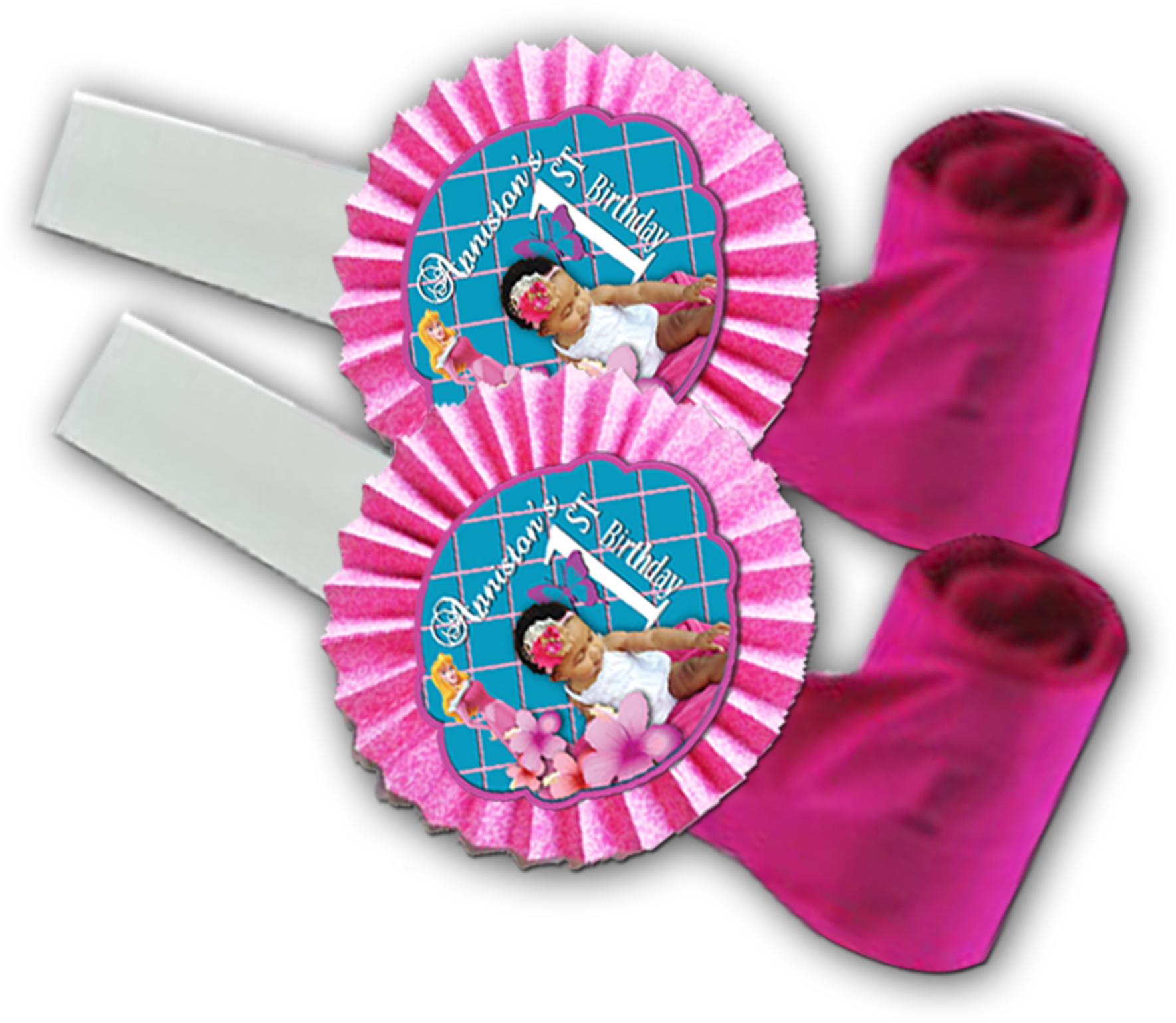 10 Party Favor Kids Horns W/ 3 Layer Tags - Circle (1800x2100), Png Download