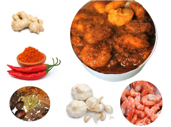 Prawns Pickle Prawns Pickle - Garlic (550x650), Png Download