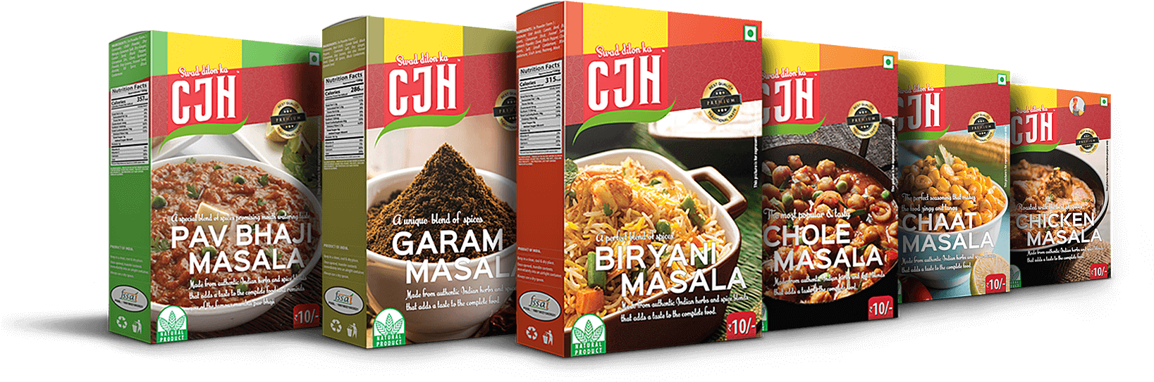 Authentic Indian Masala Brand, Cjh, Best Indian Spices - Hot Dry Noodles (1641x572), Png Download