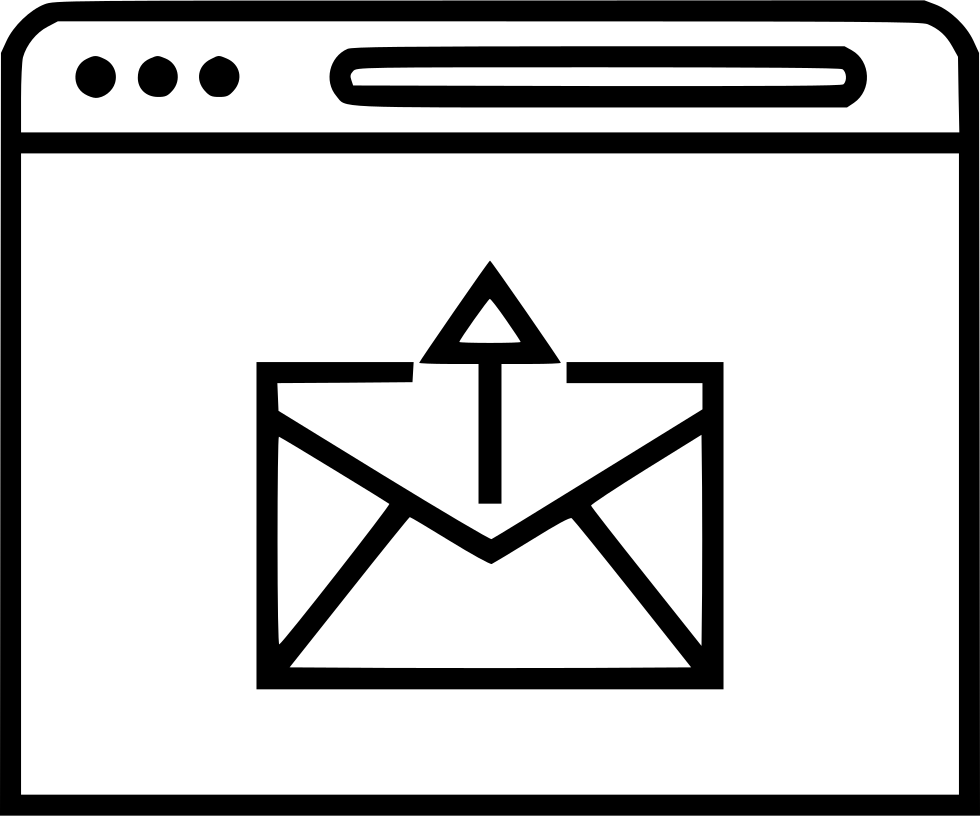 Png File Svg - Yellow Email Icon (980x816), Png Download