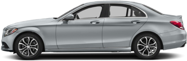 New 2018 Mercedes Benz C Class C - Silver Grey Metallic A08 (640x480), Png Download
