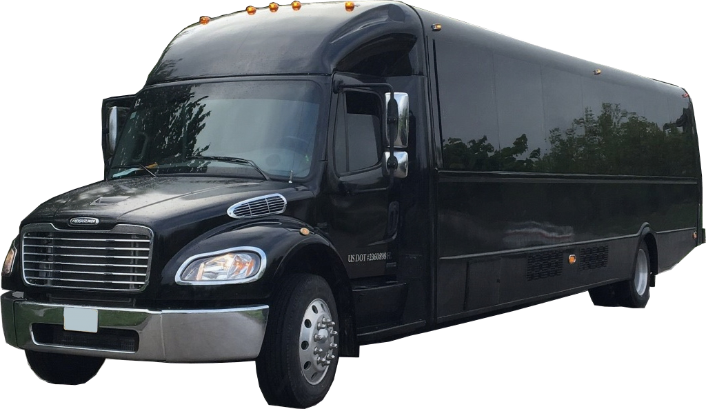 Freightliner M2 Limo Bus - Commercial Vehicle (1024x593), Png Download