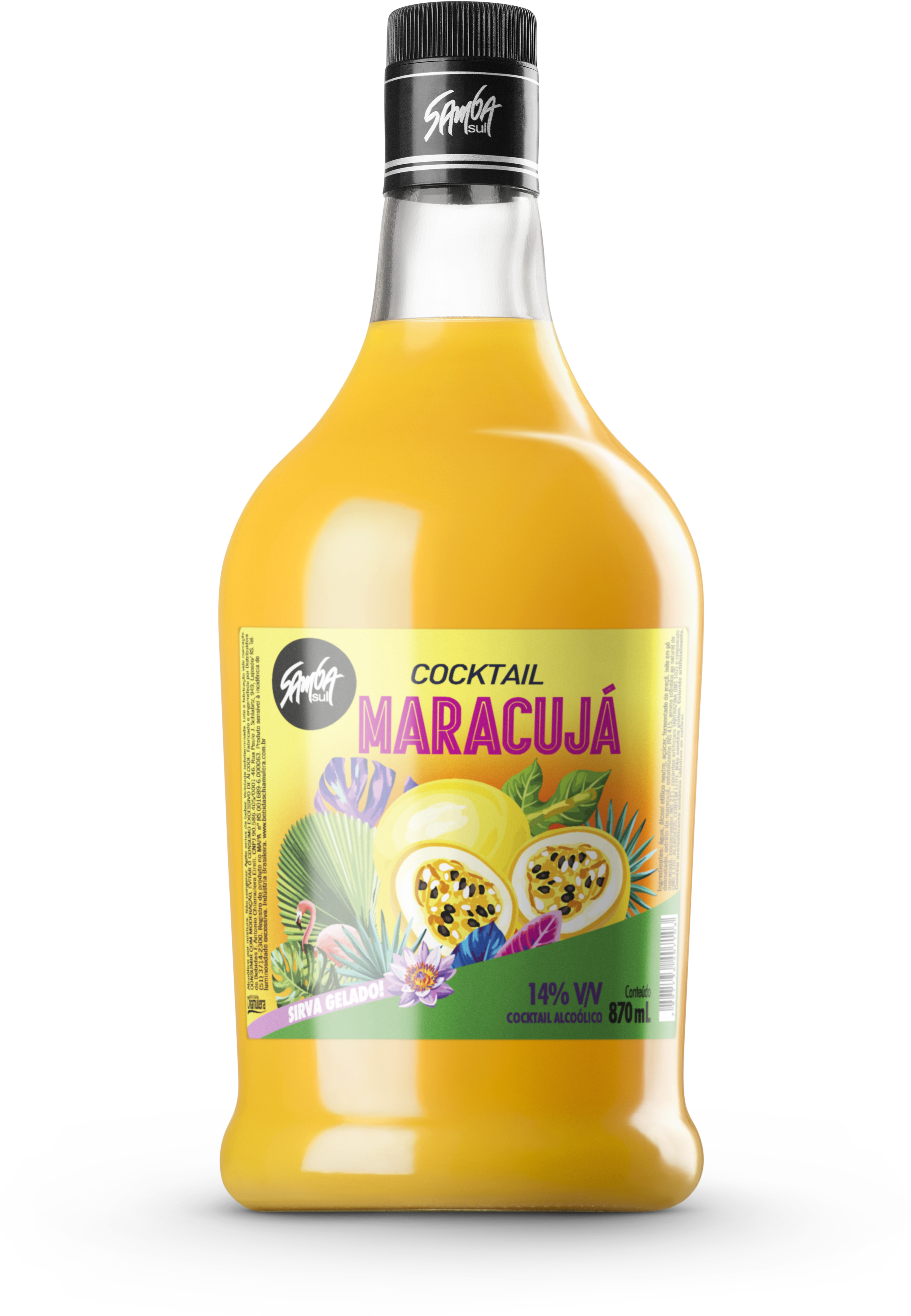 Cocktail Maracujá 870ml - Limoncello (3482x5217), Png Download