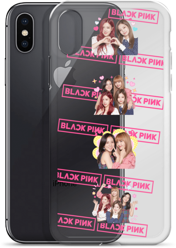 K-pop Blackpink All Members Cute Face Jennie , Rosé - Clear Case Mockup Free (1000x1000), Png Download