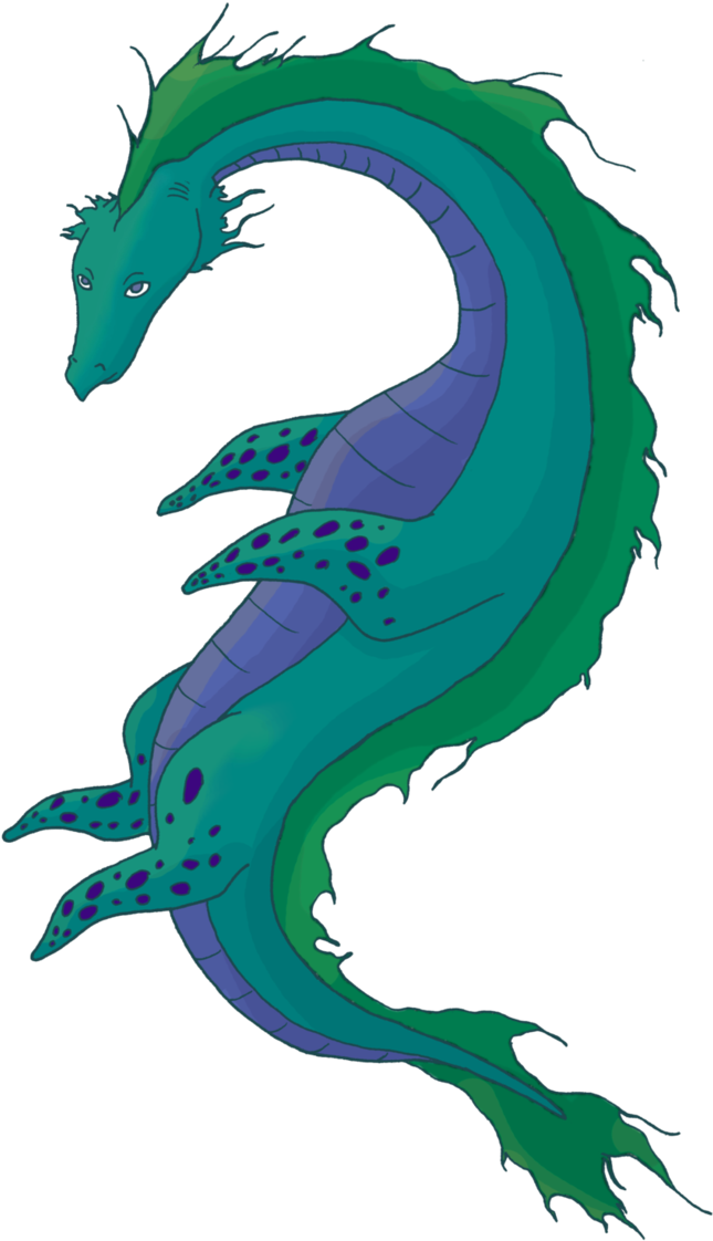 Sea Monster Transparent (685x1167), Png Download