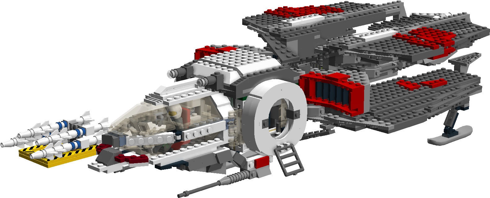 Aurora Xl Over - Lego Star Citizen Mocs (1680x929), Png Download