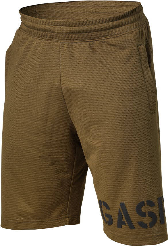 Gasp Essential Mesh Shorts Military Olive (1000x1000), Png Download