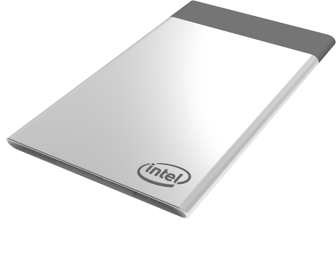 The Compute Card Is Targeted At Iot Developers - Intel Credit Card Pc (1200x1200), Png Download