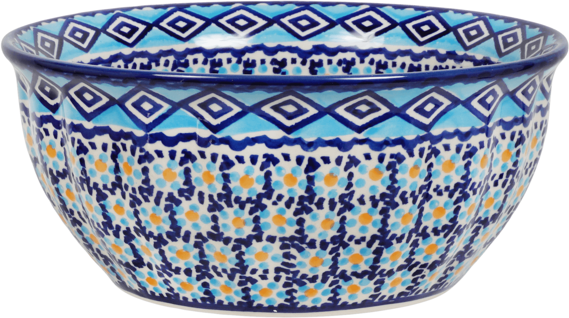 75" Bowl - Blue And White Porcelain (1908x1099), Png Download
