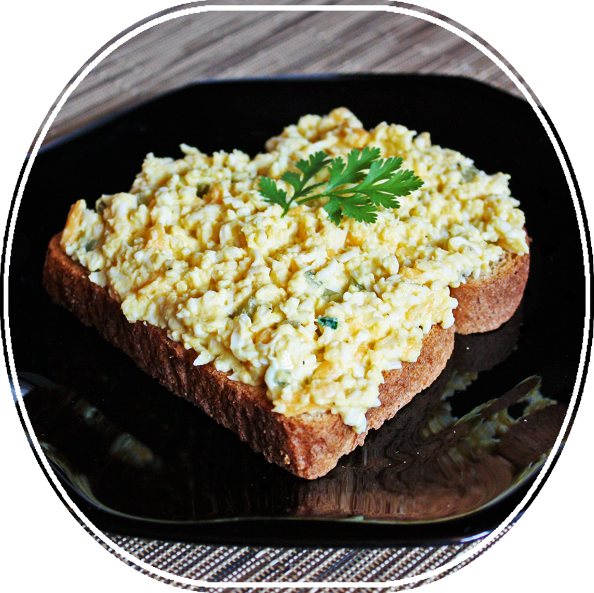 Scrambled Eggs (842x840), Png Download