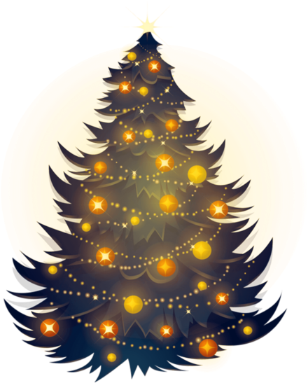 Transparent Background Christmas Tree Png (715x715), Png Download