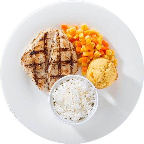 Rosemary And Thyme With 1 Side Dish - Belgian Waffle (600x600), Png Download