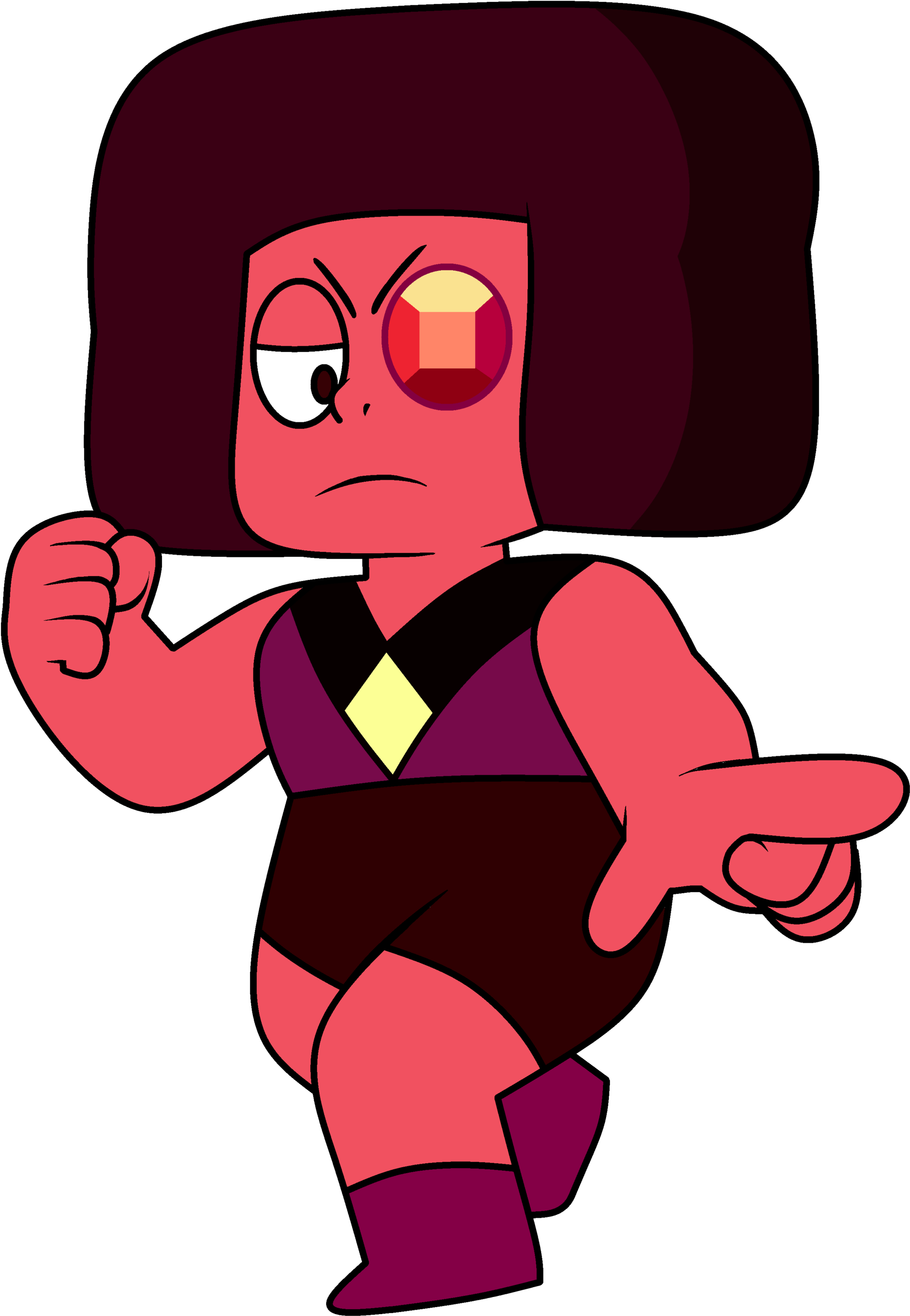 Steven Universe Ruby Eyeball (2000x2853), Png Download