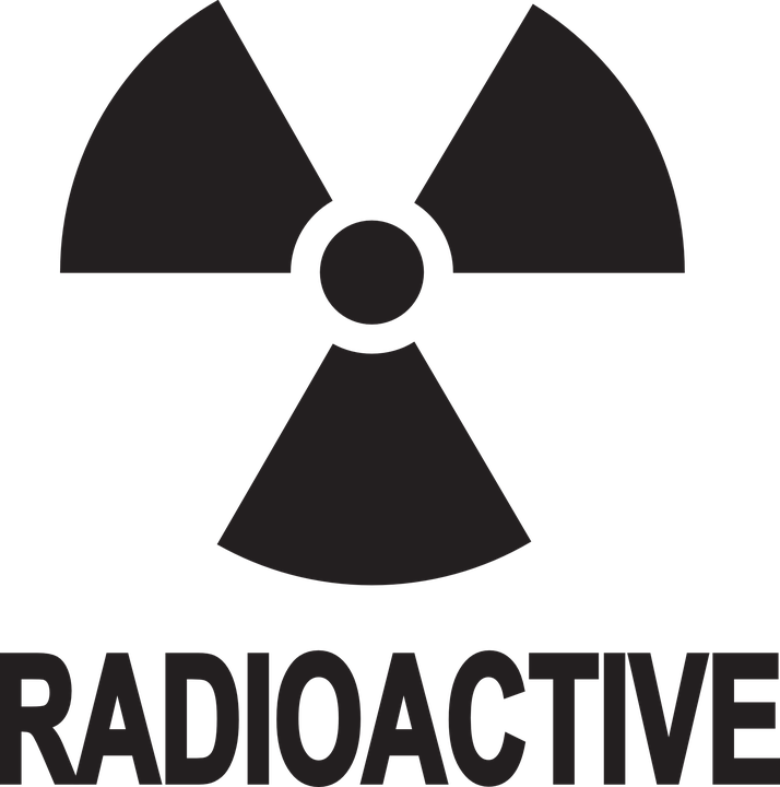Safety, Danger, Radioactive, Information, Warning, - Radio Active Symbol (714x720), Png Download