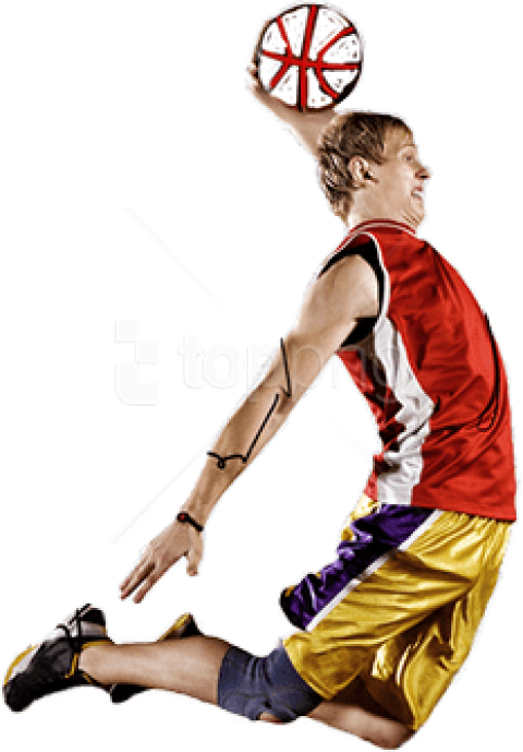 Free Png Basketball Playerss Png Images Transparent - Playing Basketball Png Hd (480x689), Png Download