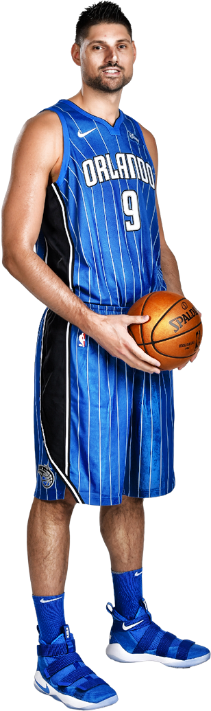 Nikola Vucevic - Shoot Basketball (316x1039), Png Download
