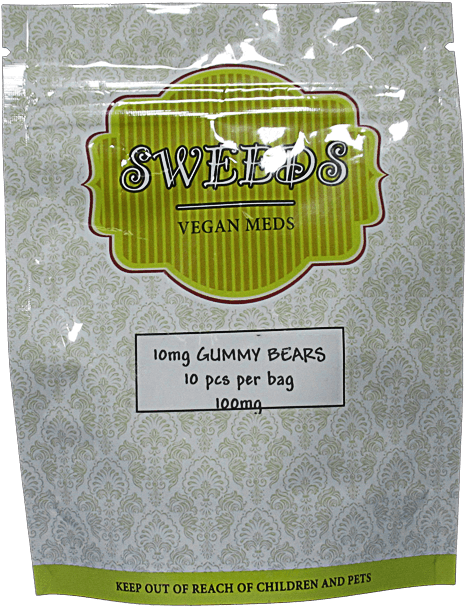 Thc Infused Gummy Bears - Paper (600x750), Png Download