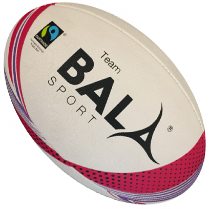 Promotional Bespoke Personalised Logo Rugby Balls - Fair Trade Fortnight 2011 (700x700), Png Download
