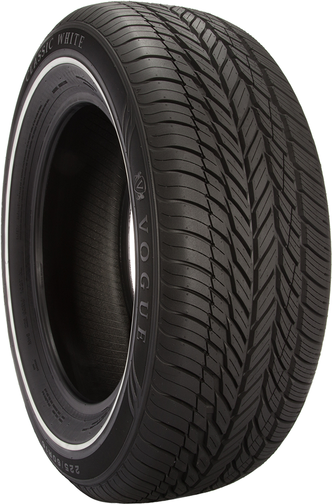 The All-new Classic White Pinstripe Tyre From Vogue - Vogue Tyre (1000x1000), Png Download