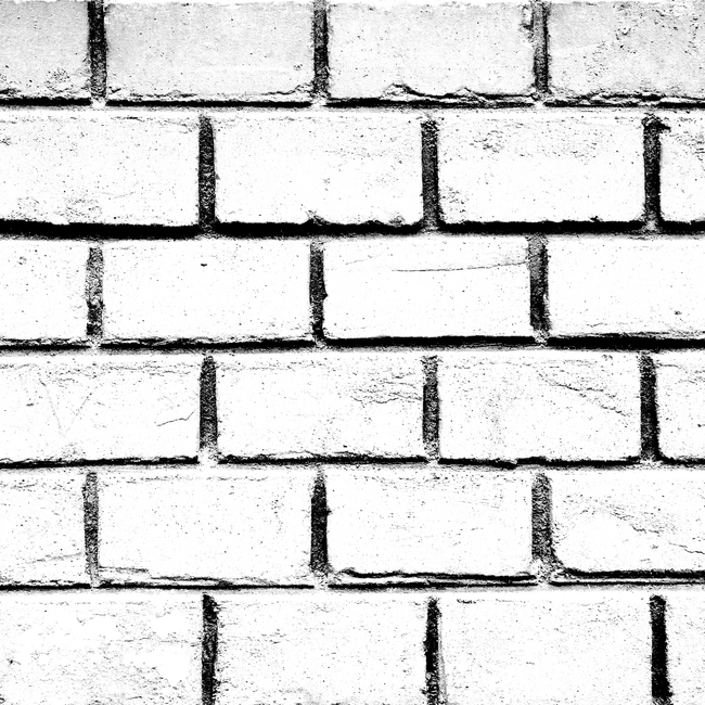 Brick Image Library - Pared De Ladrillos Blanco Y Negro (650x650), Png Download